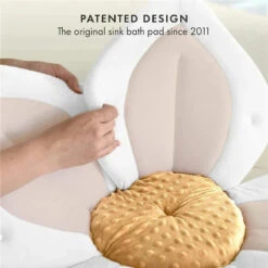 Blooming Bath - Lotus Flower Bath Mat Sink Cushion, Buttercream 14 Blooming Bath - Lotus Flower Bath Mat Sink Cushion, Buttercream -Macro Baby Store blooming bath lotus flower bath mat sink cushion buttercream image 5