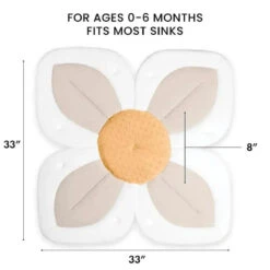 Blooming Bath - Lotus Flower Bath Mat Sink Cushion, Buttercream 16 Blooming Bath - Lotus Flower Bath Mat Sink Cushion, Buttercream -Macro Baby Store blooming bath lotus flower bath mat sink cushion buttercream image 7