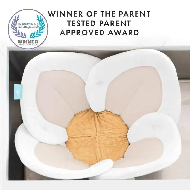 Blooming Bath - Lotus Flower Bath Mat Sink Cushion, Buttercream 10 Blooming Bath - Lotus Flower Bath Mat Sink Cushion, Buttercream - Image 8