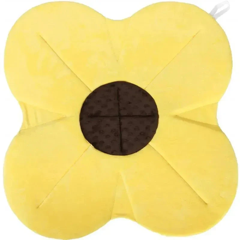 Bloomingbath.com - Poppy Flower Bath Mat - Sink Bathtub Cushion For Baby, Yellow 5 Bloomingbath.com - Poppy Flower Bath Mat - Sink Bathtub Cushion For Baby, Yellow - Image 3
