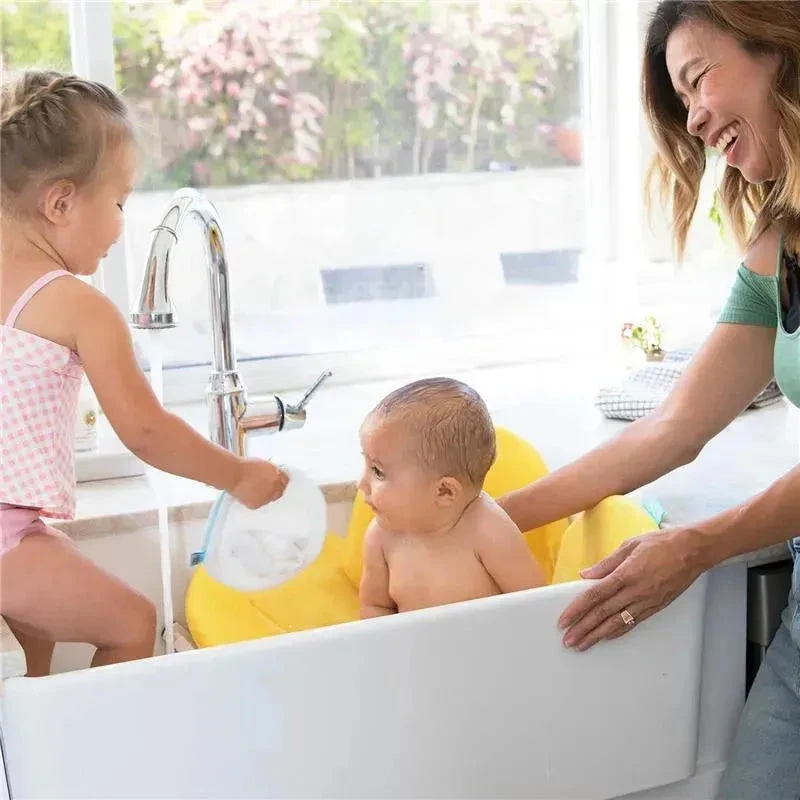 Bloomingbath.com - Poppy Flower Bath Mat - Sink Bathtub Cushion For Baby, Yellow 7 Bloomingbath.com - Poppy Flower Bath Mat - Sink Bathtub Cushion For Baby, Yellow - Image 5