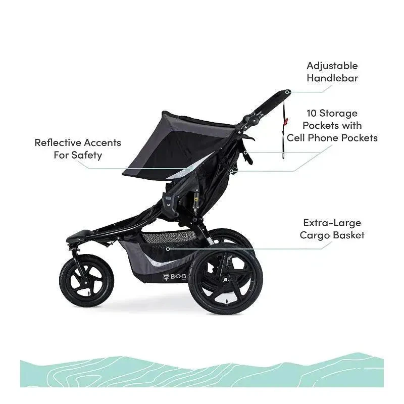 BOB Jogging Stroller Double In Black 7 BOB Jogging Stroller Double In Black - Image 5