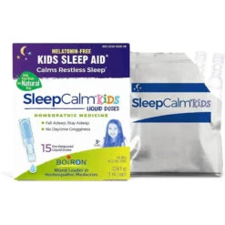 Boiron - SleepCalm Kids Liquid Doses Sleep Aid For Deep, Relaxing, Restful Nighttime Sleep, 15 Count