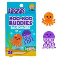 Boo Boo Buddies - Kids Adhesive Bandages, Jellyfish + Octopus
