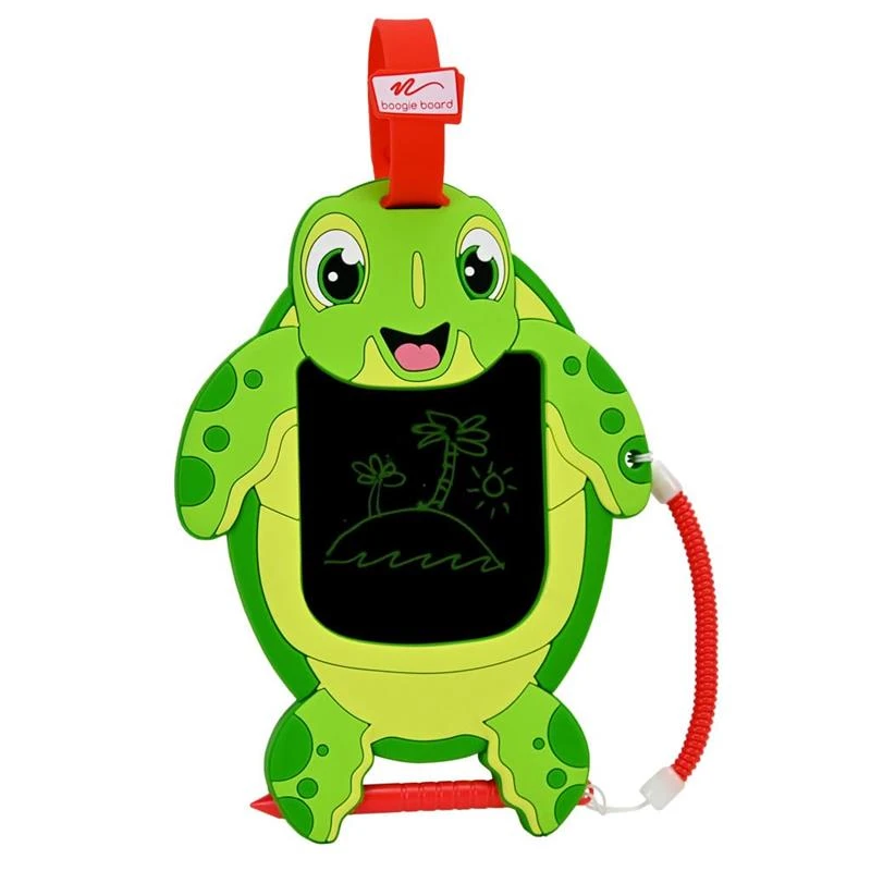 Boogie Board Kids Sketch Pals Doodle Board, Sandy The Sea Turtle - Portable 4 Reusable Drawing Pad With Attached Stylus, Perfect For Travel & Road 5 Boogie Board Kids Sketch Pals Doodle Board, Sandy The Sea Turtle - Portable 4 Reusable Drawing Pad With Attached Stylus, Perfect For Travel & Road - Image 3