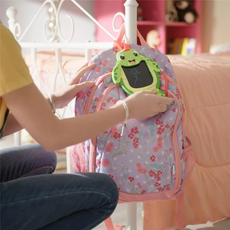 Boogie Board Kids Sketch Pals Doodle Board, Sandy The Sea Turtle - Portable 4 Reusable Drawing Pad With Attached Stylus, Perfect For Travel & Road 9 Boogie Board Kids Sketch Pals Doodle Board, Sandy The Sea Turtle - Portable 4 Reusable Drawing Pad With Attached Stylus, Perfect For Travel & Road - Image 7