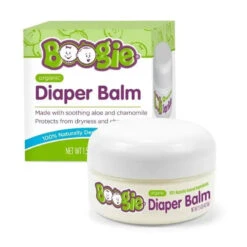 Boogie Wipes - Baby Diaper Rash Balm, Natural Derived Ingredients, 1.5 Oz