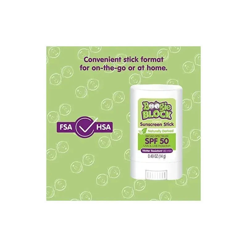 Boogie Wipes - Block Mineral Sunscreen Stick 7 Boogie Wipes - Block Mineral Sunscreen Stick - Image 5