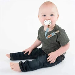 Booginhead - Pacigrip 2Pk, Luxury, Denim 9 Booginhead - Pacigrip 2Pk, Luxury, Denim -Macro Baby Store booginhead 2 pack pacifier clips luxe denin image 7