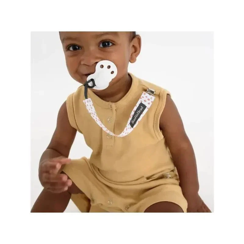 Booginhead 2-Pack Pacifier Clips, Terracotta 4 Booginhead 2-Pack Pacifier Clips, Terracotta - Image 2