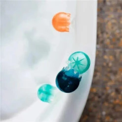 Boon - Jellies Kids Bath Toy, Navy And Coral 10 Boon - Jellies Kids Bath Toy, Navy And Coral -Macro Baby Store boon jellies kids bath toy navy and coral image 3