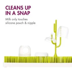 Boon NURSH 3-Pack Standard-Neck Slow-Flow Nipples, Clear -Macro Baby Store boon nursh 3 pack standard neck slow flow nipples clear image 5