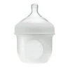 Boon Nursh Silicone Bottle 4Oz Light Gray -Macro Baby Store boon nursh silicone bottle 4oz light gray image 1