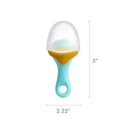 Boon - Pulp Silicone Baby Feeder - 2 Pack, Blue & Green -Macro Baby Store boon pulp silicone baby feeder 2 pack blue green image 3