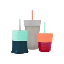 Boon Snug Straw Universal Silicone Straw Lids & Cup -Macro Baby Store boon snug straw universal silicone straw lids cup image 9