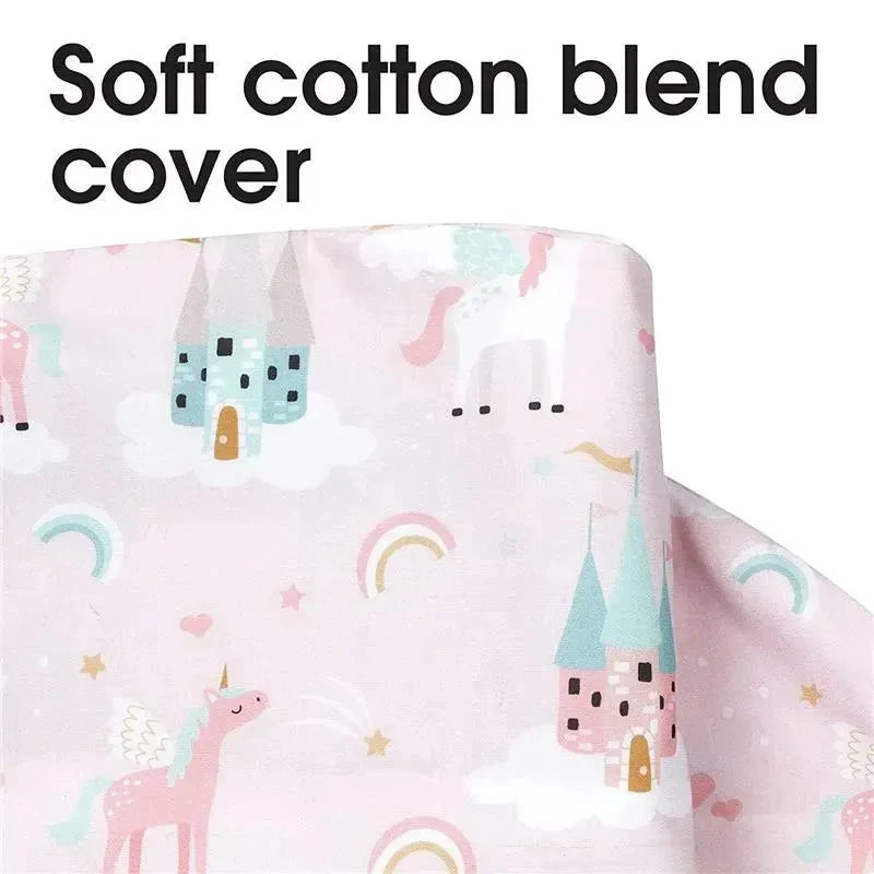Boppy - Nursing Pillow Cover, Pink Unicorns 5 Boppy - Nursing Pillow Cover, Pink Unicorns - Image 3