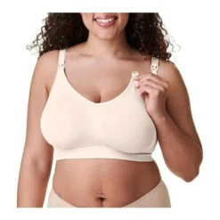 Bravado - Body Silk Seamless Full-Cup Nursing Bra, Pearl (17D L-Fc)