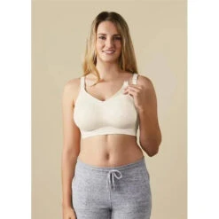 Bravado Body Silk Seamless Nursing Bra - Antique White, L | Macrobaby