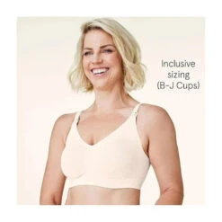 Bravado - Body Silk Seamless Nursing Bra, Pearl (17D Xxl) -Macro Baby Store bravado body silk seamless nursing bra pearl 17d xxl image 3