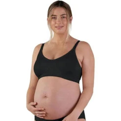 Bravado Designs Body Silk Seamless Nursing Bra, Black