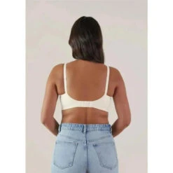 Bravado - Plunge Nursing Bra, Antique White -Macro Baby Store bravado plunge nursing bra antique white image 5