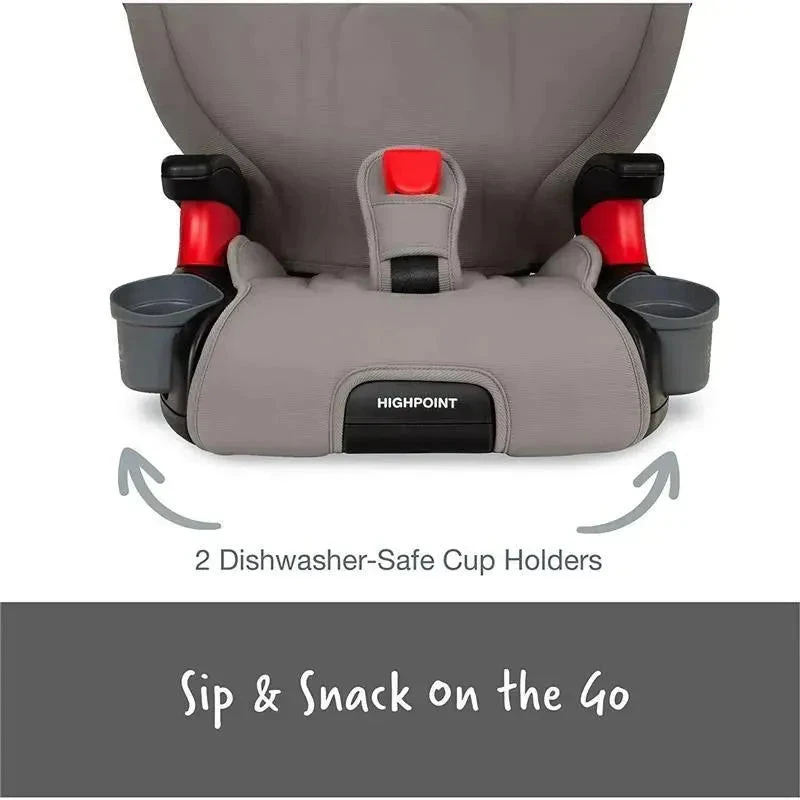 Britax - Highpoint 2-Stage Belt Positioning Booster Car Seat, Gray Ombre 6 Britax - Highpoint 2-Stage Belt Positioning Booster Car Seat, Gray Ombre - Image 4