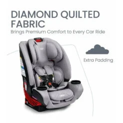 Britax - One4Life ClickTight All-in-One Car Seat, Diamond Quilted Gray 11 Britax - One4Life ClickTight All-in-One Car Seat, Diamond Quilted Gray -Macro Baby Store britax one4life clicktight all in one car seat diamond quilted gray image 3