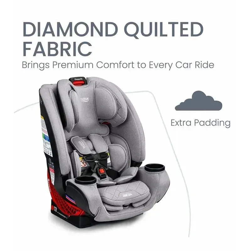 Britax - One4Life ClickTight All-in-One Car Seat, Diamond Quilted Gray 5 Britax - One4Life ClickTight All-in-One Car Seat, Diamond Quilted Gray - Image 3