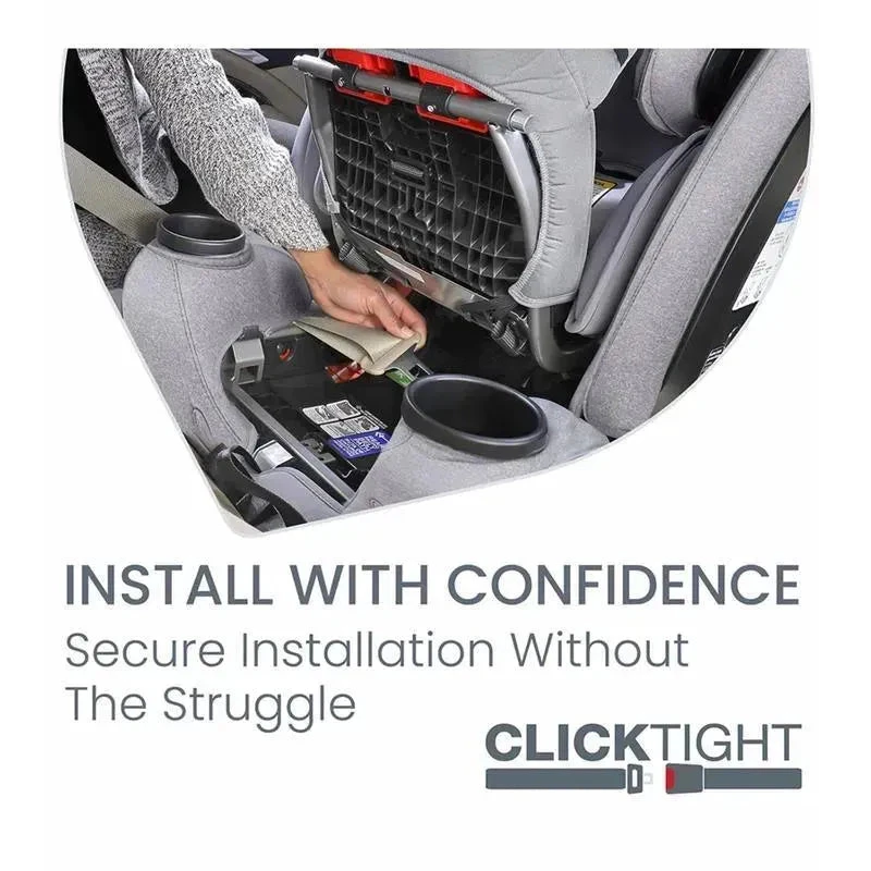 Britax - One4Life ClickTight All-in-One Car Seat, Diamond Quilted Gray 6 Britax - One4Life ClickTight All-in-One Car Seat, Diamond Quilted Gray - Image 4