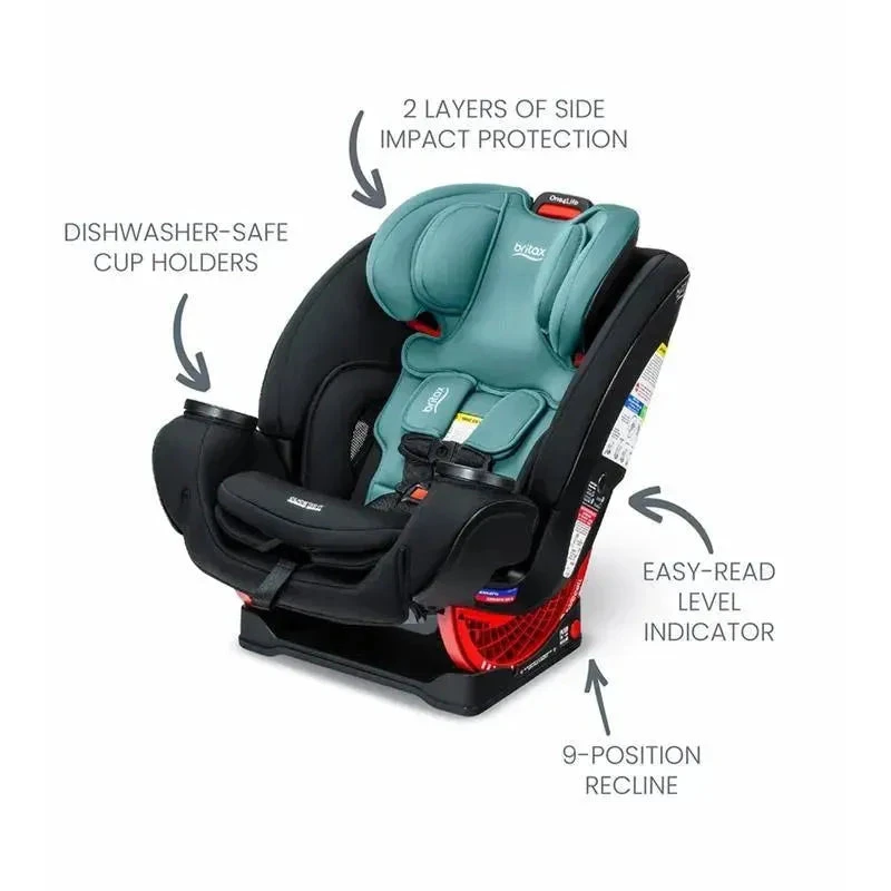 Britax - One4Life ClickTight All-in-One Car Seat, Jade Onyx 5 Britax - One4Life ClickTight All-in-One Car Seat, Jade Onyx - Image 3
