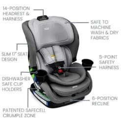Britax - Poplar Convertible Car Seat, Glacier Graphite 14 Britax - Poplar Convertible Car Seat, Glacier Graphite -Macro Baby Store britax poplar convertible car seat glacier graphite image 4