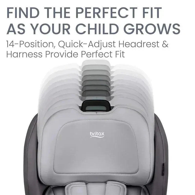 Britax - Poplar Convertible Car Seat, Glacier Graphite 9 Britax - Poplar Convertible Car Seat, Glacier Graphite - Image 7