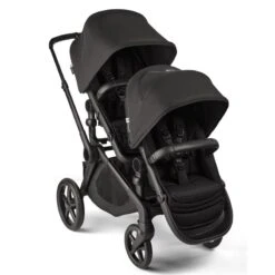 Bugaboo - Kangaroo Double Stroller, Black/Midnight Black