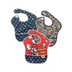 Bumkins - 3Pk Superbib Super Mario Power-Up