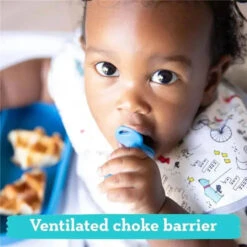 Bumkins - Silicone Chewtensils, Dark Blue -Macro Baby Store bumkins silicone chewtensils dark blue image 5