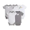 Burt's Bees Baby Burt's Bees 5-Pack Short Sleeve Bodysuits, Heather Grey 1 Burt's Bees Baby Burt's Bees 5-Pack Short Sleeve Bodysuits, Heather Grey -Macro Baby Store burts bees 5 pack short sleeve bodysuits heather grey image 1 3ca18a7a 12a3 4fbd 8b03 3ad1f23600ca