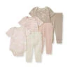 Burt's Bees Baby Burts Bees - 6Pk Baby Girl Organic Cotton Bodysuit & Pant Set, Ranunculus -Macro Baby Store burts bees 6pk baby girl organic cotton bodysuit pant set ranunculus image 1 f824c22b 58e6 46ed 84fc 2d1eee5d9134