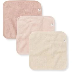 Burt's Bees Baby Burt's Bees - Baby Infant Washcloths, 100% Organic Cotton, Knit Terry, 3Pk, Pink Sand