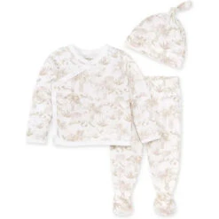Burt's Bees Baby Burts Bees - Baby Palm Desert Toile Take Me Home Set, Cloud