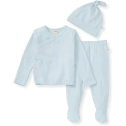 Burt's Bees Baby Burts Bees - Baby Raised Terry Bee Take Me Home Set, Ocean