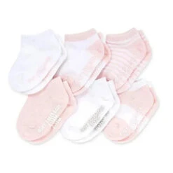 Burt's Bees Baby Burts Bees Organic Cotton Multi Blossom Baby Socks,6pk