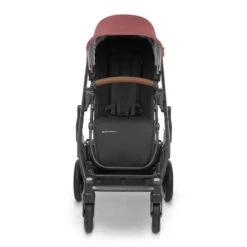 Uppababy - Cruz V2 Stroller, Lucy (Rosewood Mélange/Carbon Frame/Saddle Leather) -Macro Baby Store cce75d45129c8312dbe66c2d13591f35