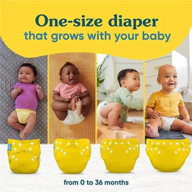 Charlie Banana - Cb Leaf Reusable Cloth Diaper One Size 7 Charlie Banana - Cb Leaf Reusable Cloth Diaper One Size - Image 5