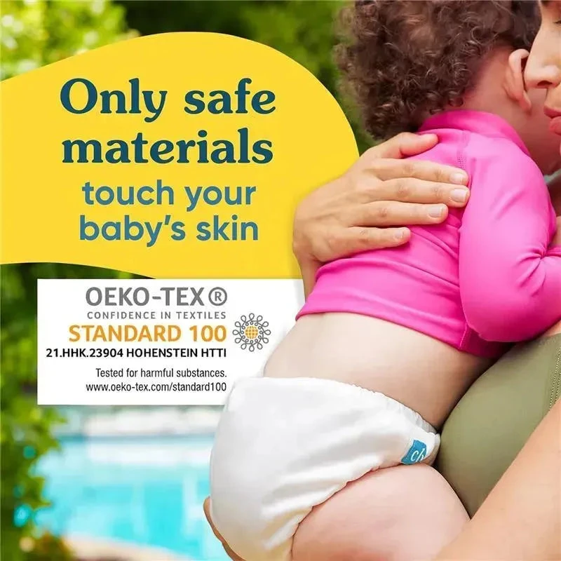 Charlie Banana - Reusable Swim Diaper, Washable, Adjustable Drawstring, Medium 8 Charlie Banana - Reusable Swim Diaper, Washable, Adjustable Drawstring, Medium - Image 6