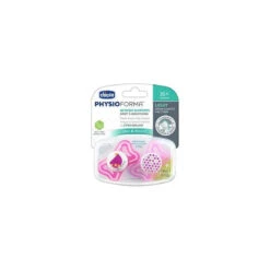 Chicco - 2 Pk Physioforma Light Day & Night Orthodontic Pacifier Pink, 16/24M 8 Chicco - 2 Pk Physioforma Light Day & Night Orthodontic Pacifier Pink, 16/24M -Macro Baby Store chicco 2 pk physioforma light day night orthodontic pacifier pink 16 24m image 5