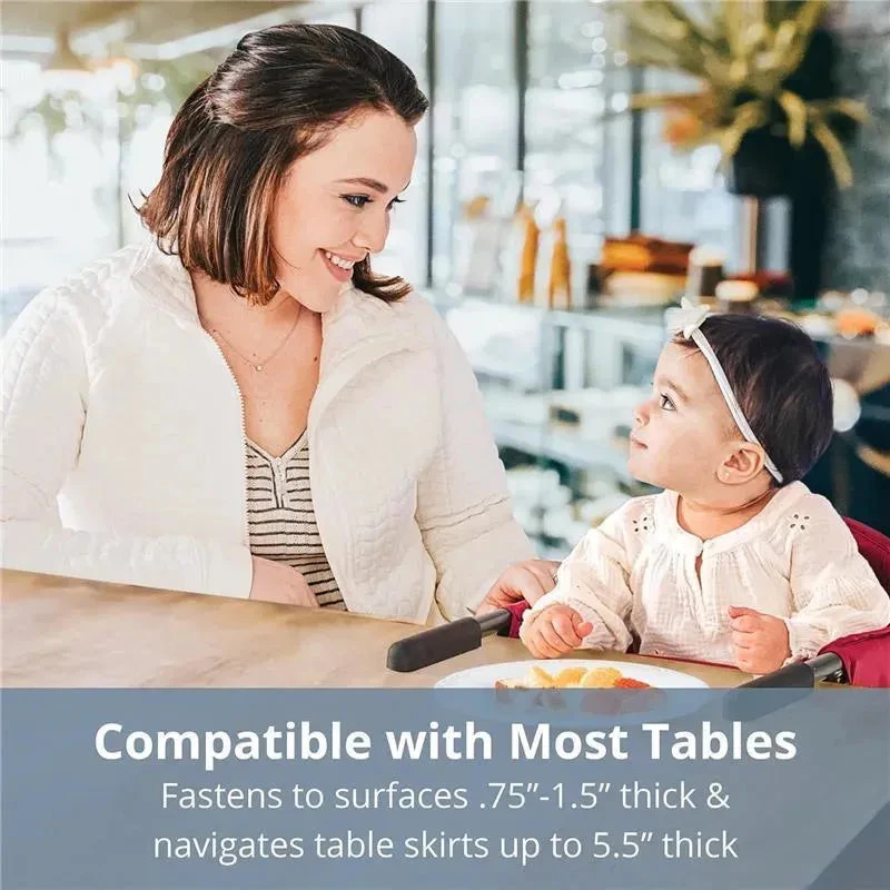 Chicco - Caddy Hook-On Chair, Portable High Chair For Babies And Toddlers Black 4 Chicco - Caddy Hook-On Chair, Portable High Chair For Babies And Toddlers Black - Image 2