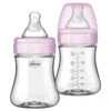 Chicco - 2Pk Duo 5Oz Hybrid Baby Bottles, Pink 1 Chicco - 2Pk Duo 5Oz Hybrid Baby Bottles, Pink -Macro Baby Store chicco duo 5oz baby bottle 2 pack neutral 3 image 1