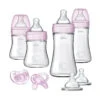 Chicco - Duo Newborn Baby Bottle Starter Gift Set, Pink -Macro Baby Store chicco duo newborn baby bottle starter gift set pink image 1