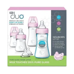 Chicco - Duo Newborn Baby Bottle Starter Gift Set, Pink 14 Chicco - Duo Newborn Baby Bottle Starter Gift Set, Pink -Macro Baby Store chicco duo newborn baby bottle starter gift set pink image 5