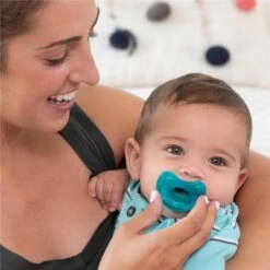 Chicco Feeding - Physioforma Orthodontic Silicone Pacifier Blue/Green 6-16M, 2Pk -Macro Baby Store chicco feeding physioforma orthodontic silicone pacifier blue green 6 16m 2pk image 4